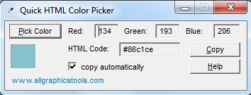 html color picker code