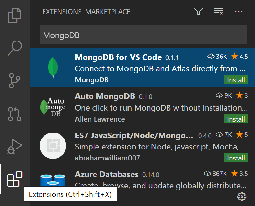 connect to mongodb server